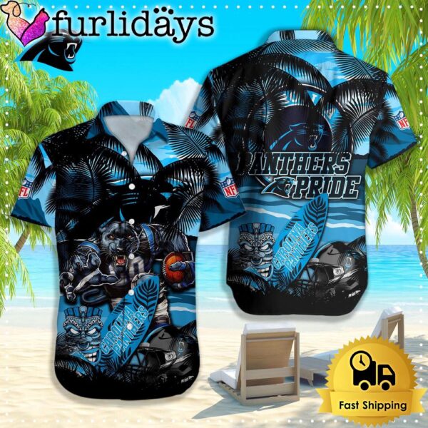 Carolina Panthers Hawaiian Shirt, NFL Aloha Shirt For Football Fans