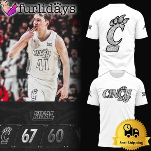 Cincinnati Basketball 2025 Limited Ice White Cincy T Shirt