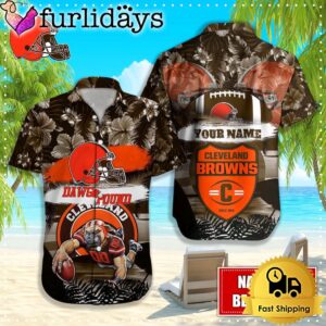 Cleveland Browns Mascot Football Hawaiian Shirt,…