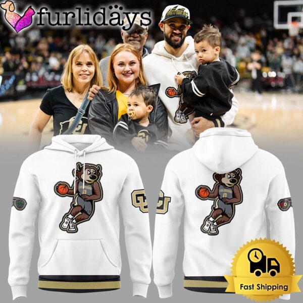 Colorado White Chip Basketball Hoodie