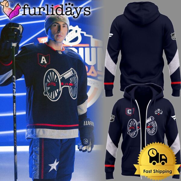 Columbus Blue Jackets Limited 2025 Stadium Series Zip Hoodie