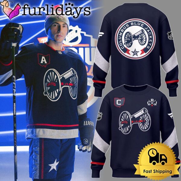 Columbus Blue Jackets Limited Logo 2025 Stadium Series Sweatshirt