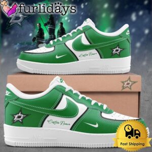 Dallas Stars The future is in our hands Custom Name Air Force 1 Shoes