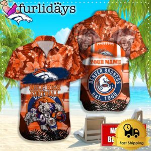 Denver Broncos Mascot Football Hawaiian Shirt,…