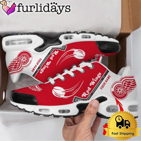 Detroit Red Wings Symbol of Hockeytown Custom Name Air Max Plus Shoes