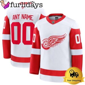 Detroit Red Wings White Away Premium…