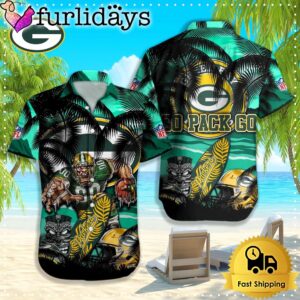 Green Bay Packers Hawaiian Shirt, NFL…