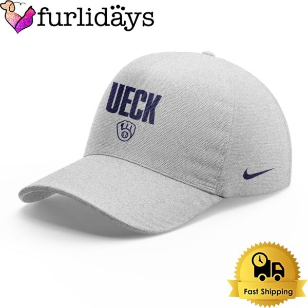 Honoring The Legend, Brewers  Icon And Baseball Hall Of Famer Bob Uecker Grey Baseball Cap