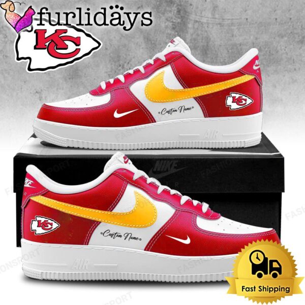 Kansas City Chiefs New Design Limited Custom Air Force 1 Shoes