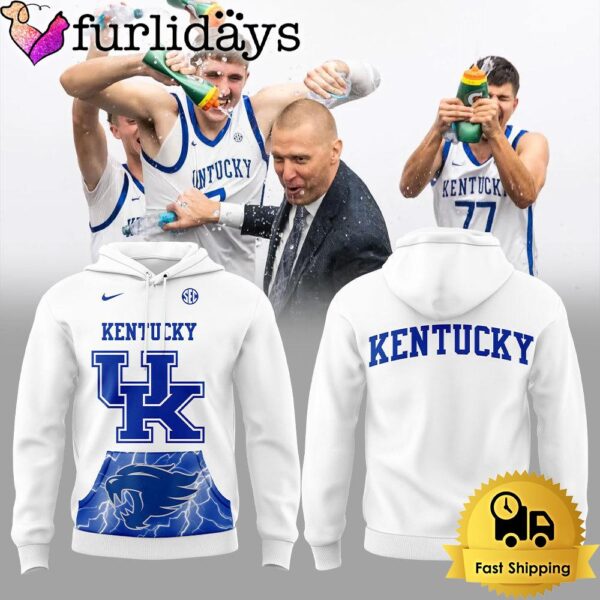 Kentucky Men’s Basketball New Logo Limited White Hoodie