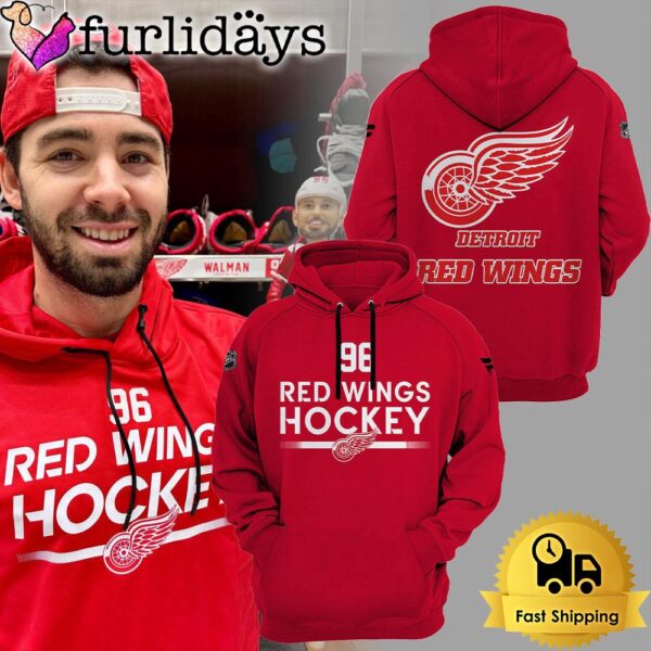 Limited Edition 96 Detroit Red Wings Hockey Hoodie