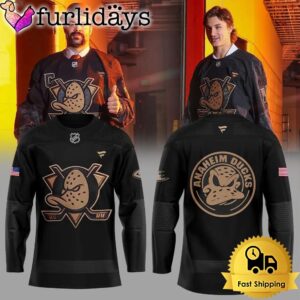 Limited Edition Anaheim Ducks Military Threads…