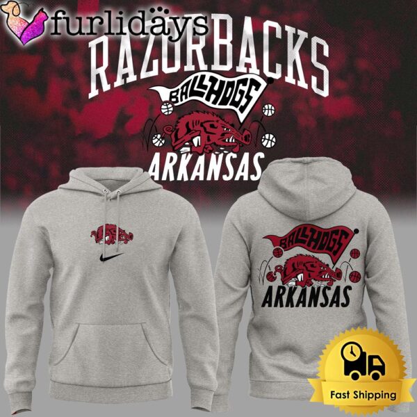 Limited Edition Arkansas Razorbacks Men’s Basketball Gray Hoodie