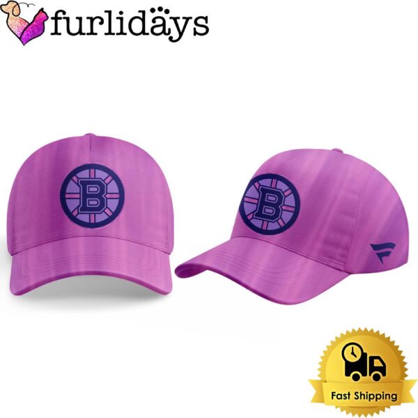 Limited Edition Boston Bruins FIGHTS CANCER Baseball Cap