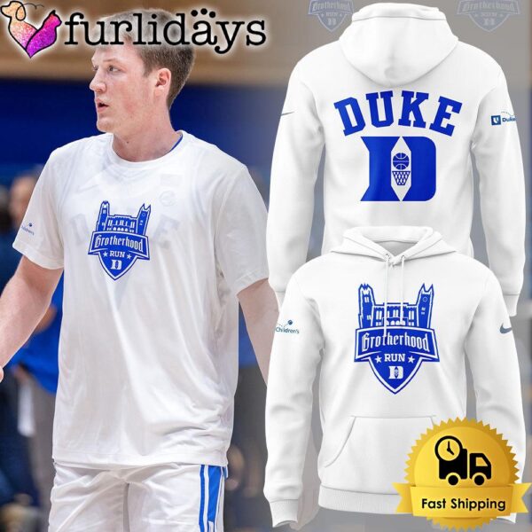 Limited Edition Duke Blue Devils Basketball Brotherhood Run Hoodie