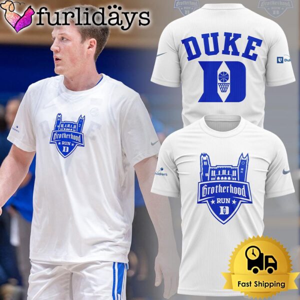 Limited Edition Duke Blue Devils Basketball Brotherhood Run T Shirt