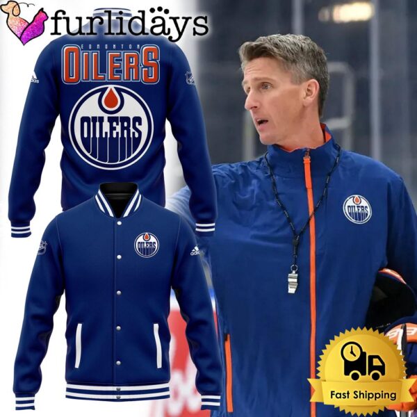 Limited Edition Edmonton Oilers Hockey Baseball Jacket