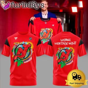 Limited Edition New Jersey Devils Hispanic Heritage Night T Shirt