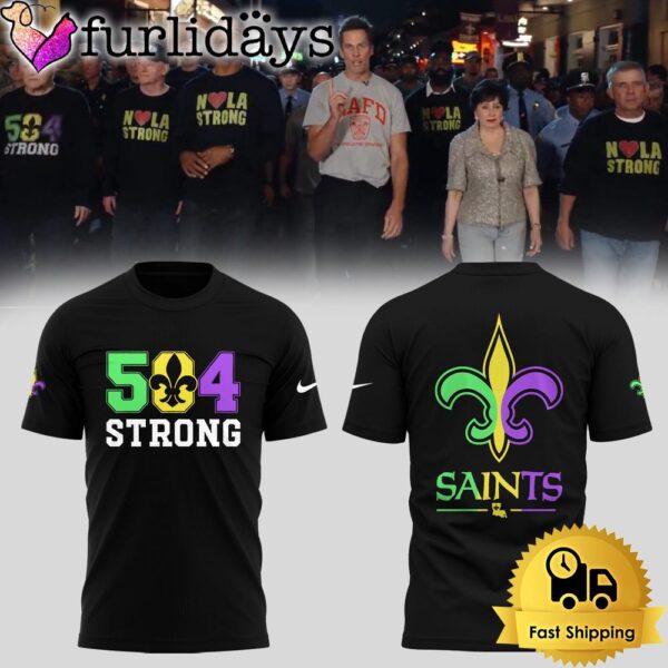 Limited Edition New Orleans Saints 504 Strong T Shirt