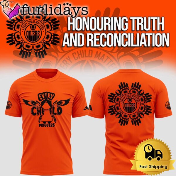 Limited Edition Oilers Truth And Reconciliation Tshirt