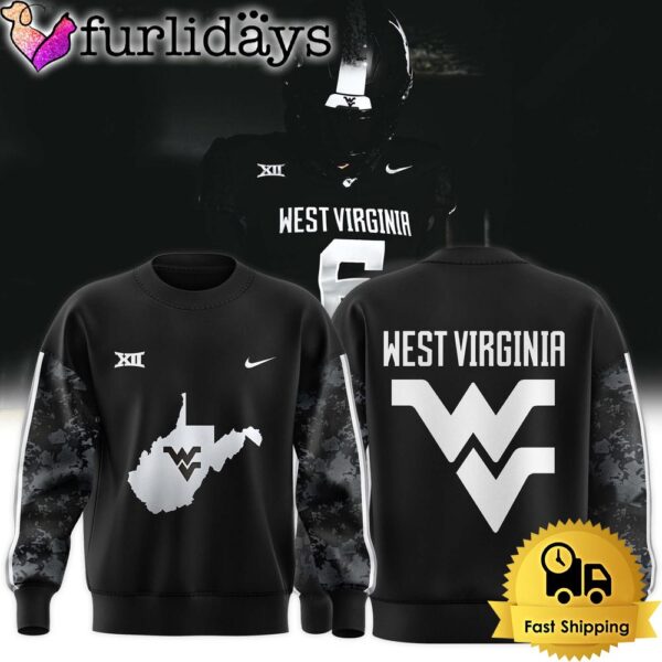 Limited Edition West Virginia Coal Rush Blackout Camo Sweatshirt