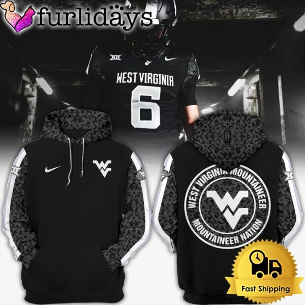 Limited Edition West Virginia Mountaineers Nation Black Hoodie