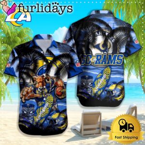 Los Angeles Rams Hawaiian Shirt, NFL…