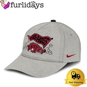 NCAA Arkansas Basketball Coach John Calipari Gray Baseball Cap