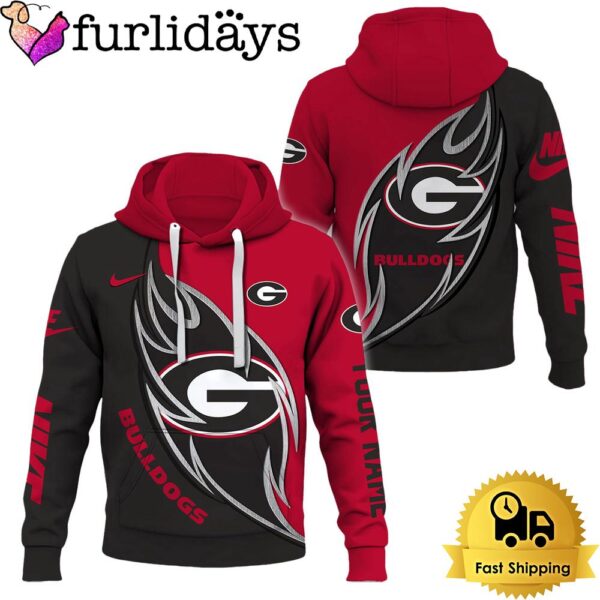 NCAA Georgia Bulldogs Basketball Logo Team Limited Custom Name Hoodie