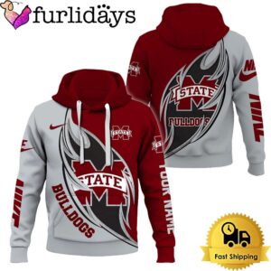 NCAA Mississippi State Bulldogs Basketball Logo Team Limited Custom Name Hoodie