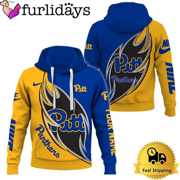 NCAA Pittsburgh Panthers Basketball Logo Team Limited Custom Name Hoodie