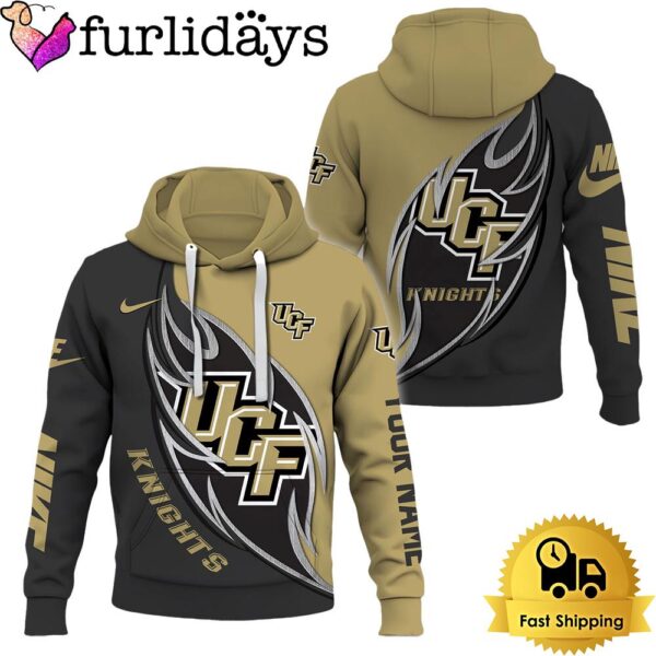 NCAA UCF Knights Basketball Logo Team Limited Custom Name Hoodie