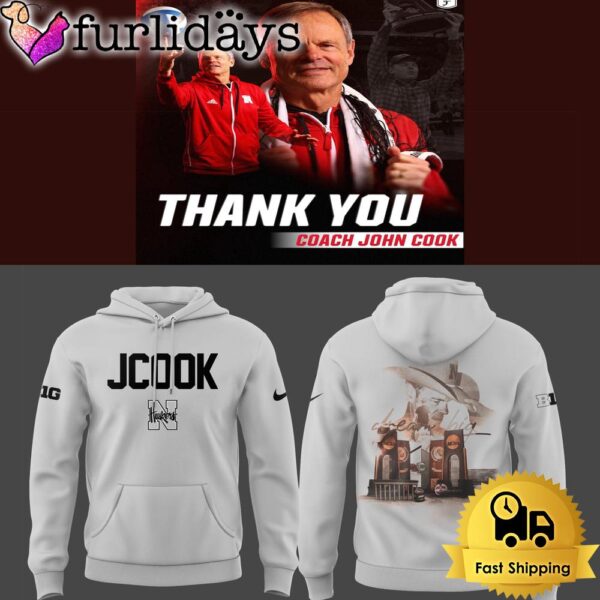 Nebraska Volleyball Coach John Cook Signature 2025 Limited Hoodie