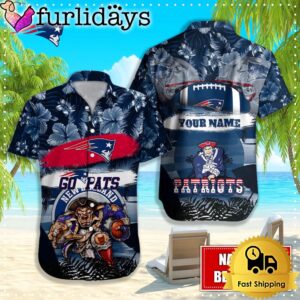 New England Patriots Mascot Football Hawaiian…