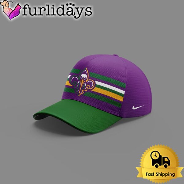 New Orleans Pelicans Basketball 2025 Limited Mardi Gras Baseball Cap