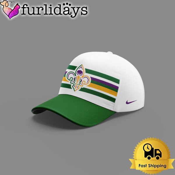 New Orleans Pelicans Basketball Mardi Gras 2025 Baseball Cap