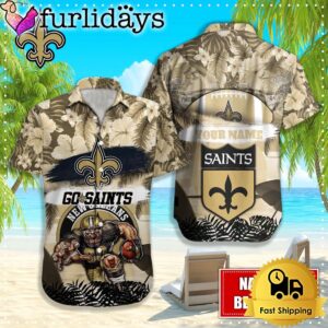 New Orleans Saints Mascot Football Hawaiian…