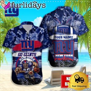 New York Giants Mascot Football Hawaiian…