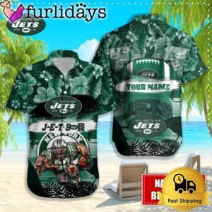 New York Jets Mascot Football Hawaiian…