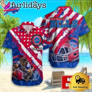 NFL Buffalo Bills American Flag Custom…