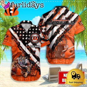 NFL Cincinnati Bengals American Flag Custom…