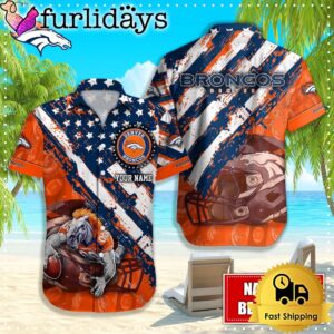 NFL Denver Broncos American Flag Custom…