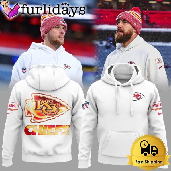 NFL Kansas City Chiefs Logo Team Gold Limited Custom Hoodie