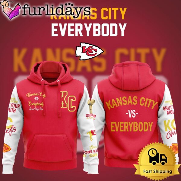 NFL Kansas City Chiefs Vs Everybody Limited Hoodie