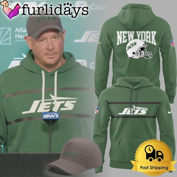 NFL New York Jets Gang Green Limited Coach Robert Saleh Hoodie