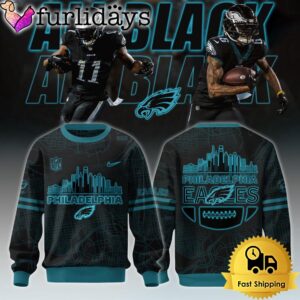 NFL Philadelphia Eagles Football All Black…