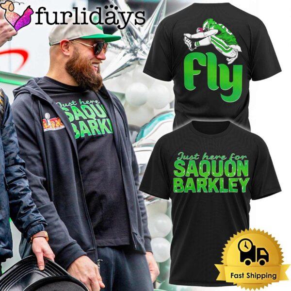 NFL Philadelphia Eagles Football Just Here For Saquon Barkley T Shirt