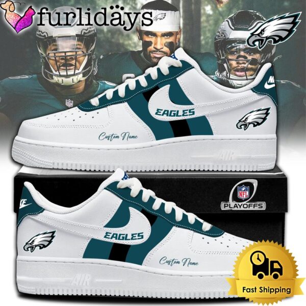 NFL Philadelphia Eagles New Design Limited Custom Air Force 1 Shoes