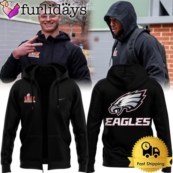 NFL Philadelphia Eagles Super Bowl LIX Zip hoodie