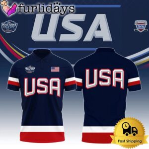 NHL 4 Nations Faceoff USA Polo…